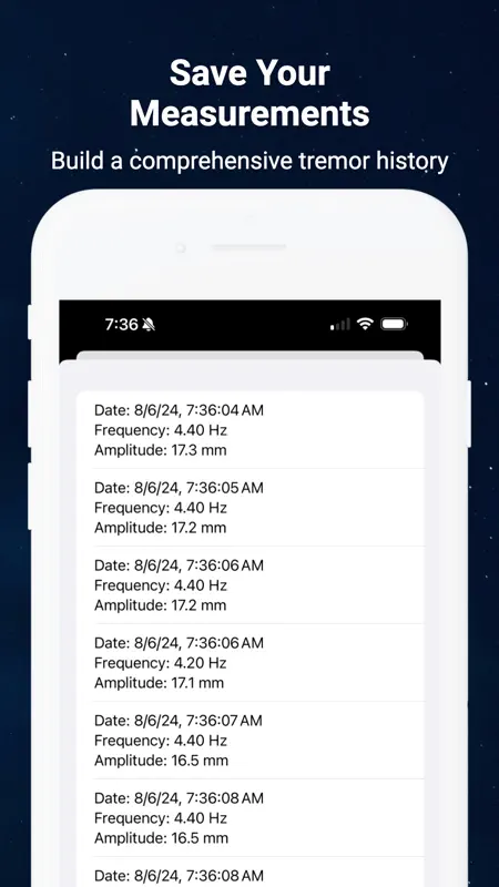 Tremor Monitor screenshot 3 of 4