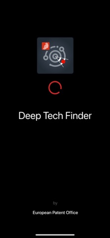 EPO Deep Tech Finder screenshot