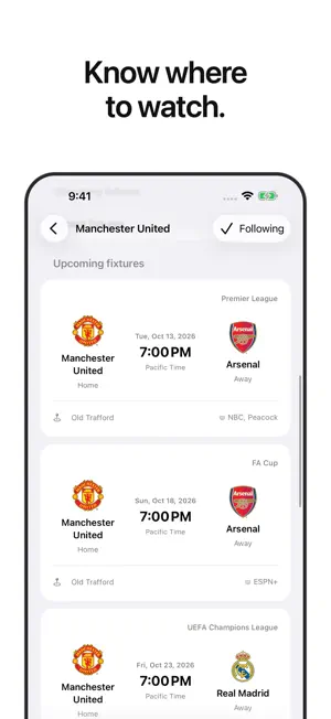 Soccer Calendar Sync screenshot 3