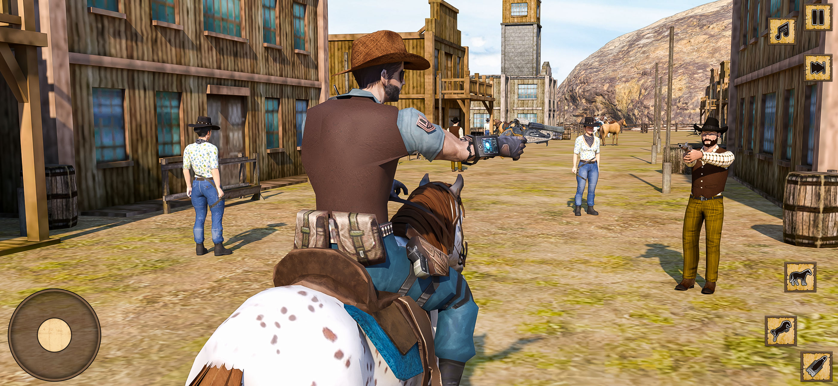 Wild West Cowboy Horse Games screenshot 4