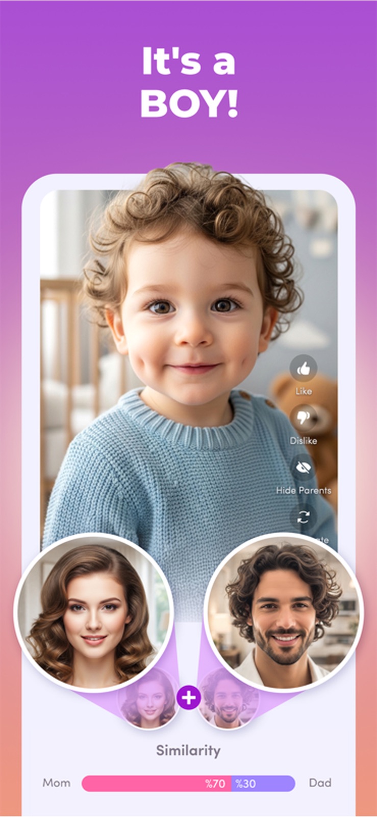 AI Baby Generator: Face Maker iphone screenshot 3