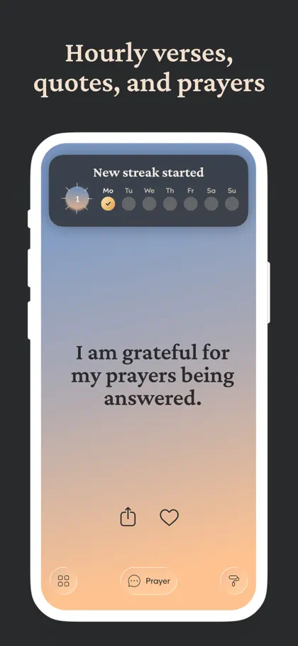 Screenshot 3 di 6 di Bible Widgets: Verses & Prayer