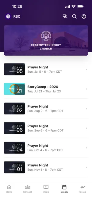 Redemption Story Church screenshot 4