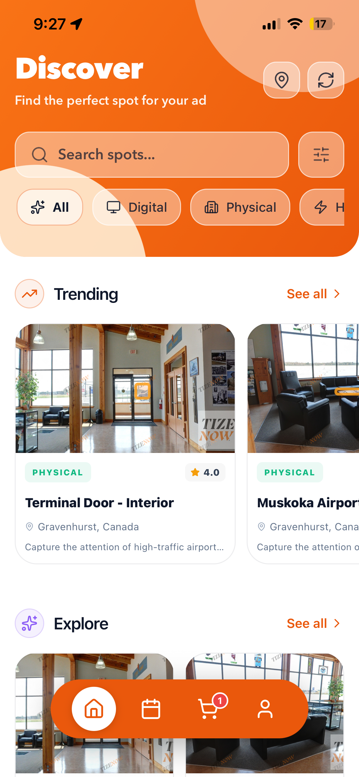 Tizenow - Ads Marketplace screenshot 2