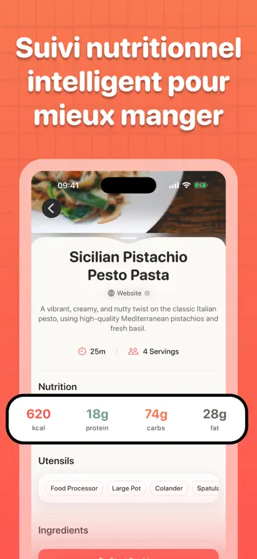 Yummi: Recettes IA & Cuisine screenshot 3 of 8