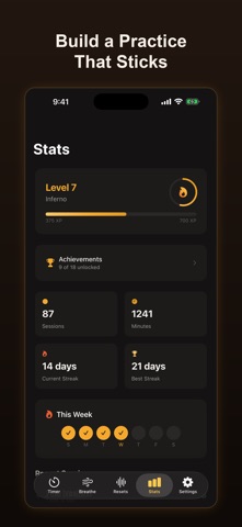 Ember: Sleep & Meditation iPhone screenshot