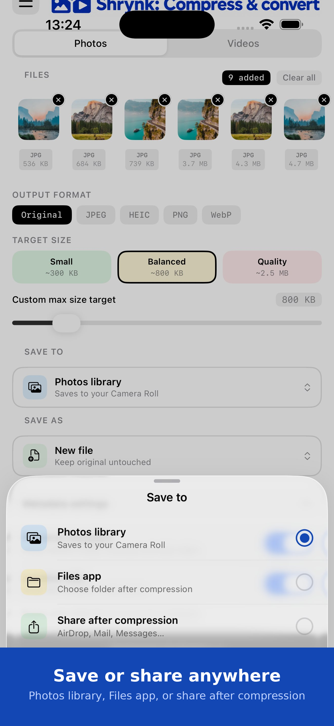 Shrynk Compress & Convert screenshot 6