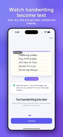 Handwriting to Text Scan Screenshot 1 of 5