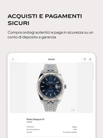 Chrono24 | Orologi di lusso iPad screenshot 6