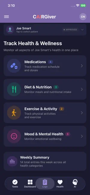 CairGiver - Caregiver Assist screenshot 4