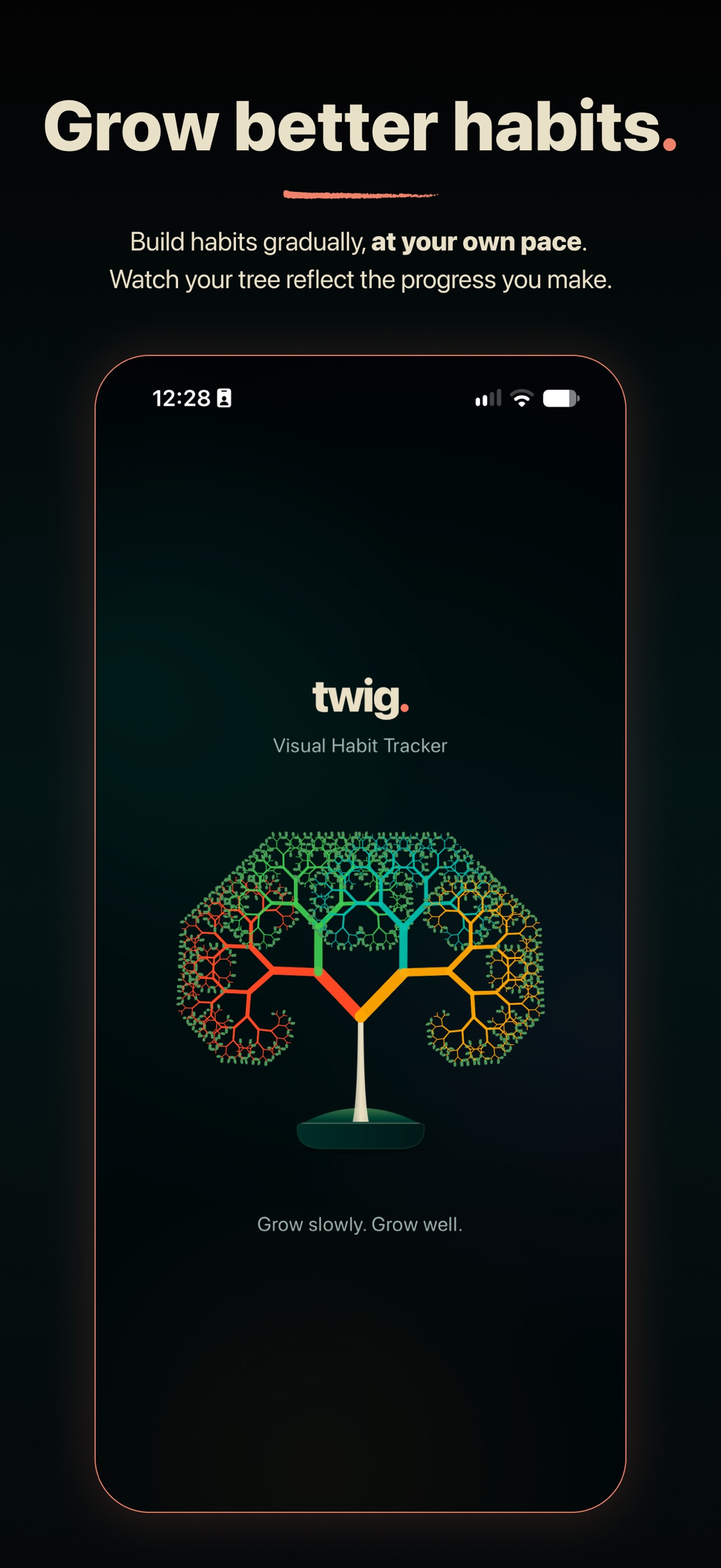 Screenshot 3 of Twig: Visual Habit Tracker