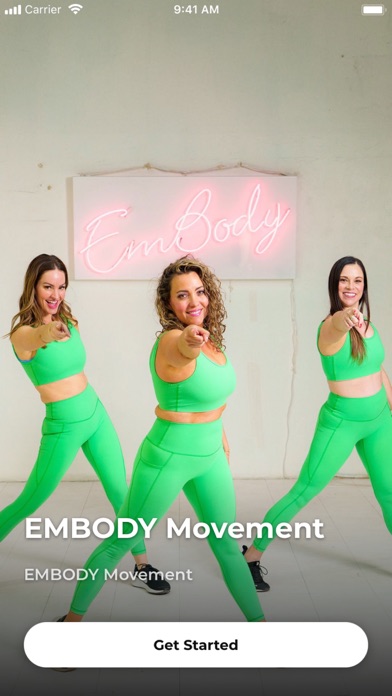 EMBODY Movement iPhone screenshot 1 - Health & Fitness app