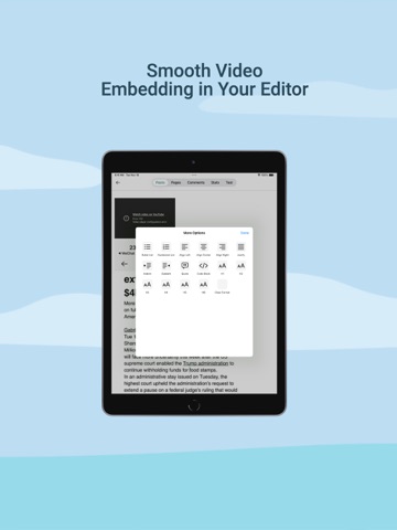 Blogspot for Google Blogger iPad screenshot