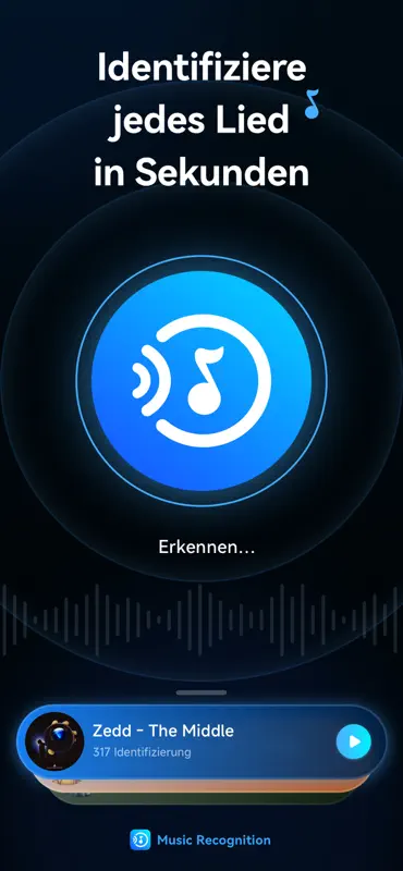 Musikerkennen - Song finder screenshot 1 of 10