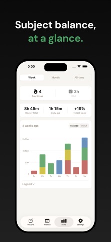 Stackd: Study Timer & Tracker Screenshot 3 of 5