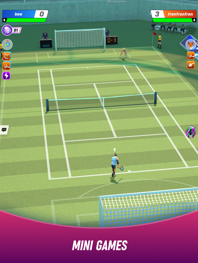 Tennis Clash：Sports Stars Game תמונות מסך