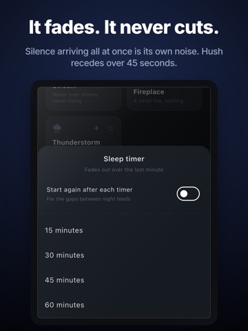 Hush: Baby Sleep Sounds iPad screenshot