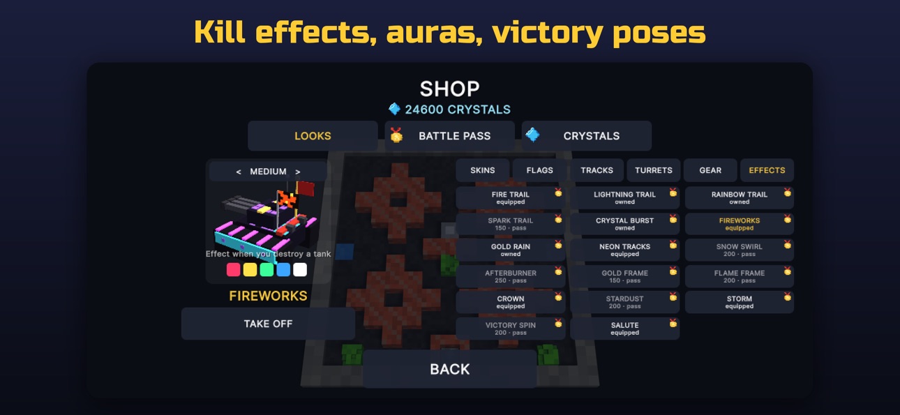 Screenshot 3 of Cube Siege: Voxel tanks