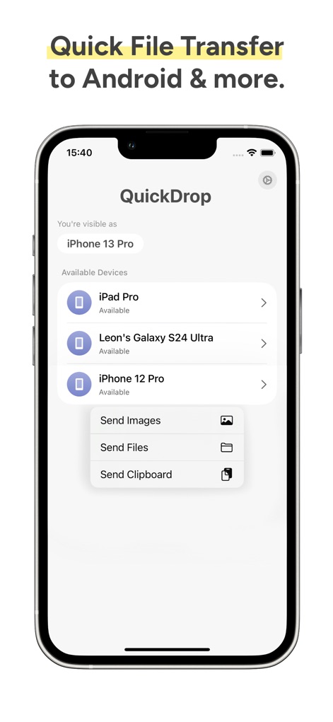 QuickDrop - Android transfer - App di Utility | MWM