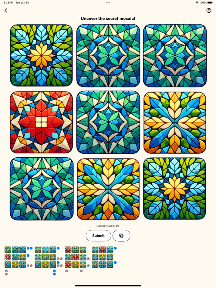 #1. Mosaic Match (iOS) 由: Jeremy Swedberg