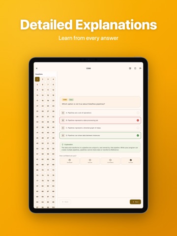 Data Engineer Pro Prep iPad screenshot