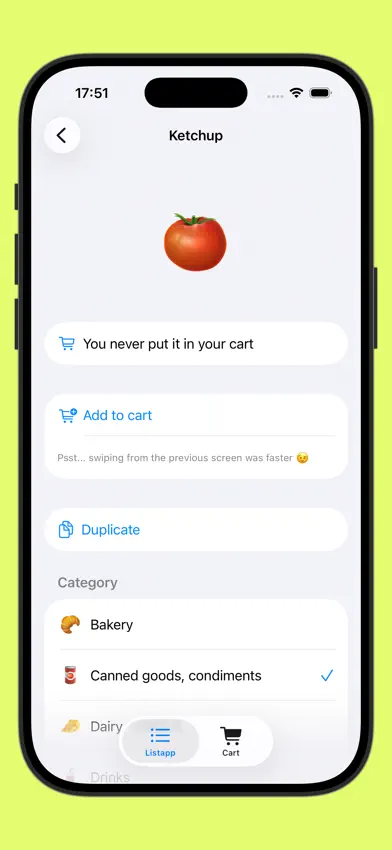 Listapp screenshot 3
