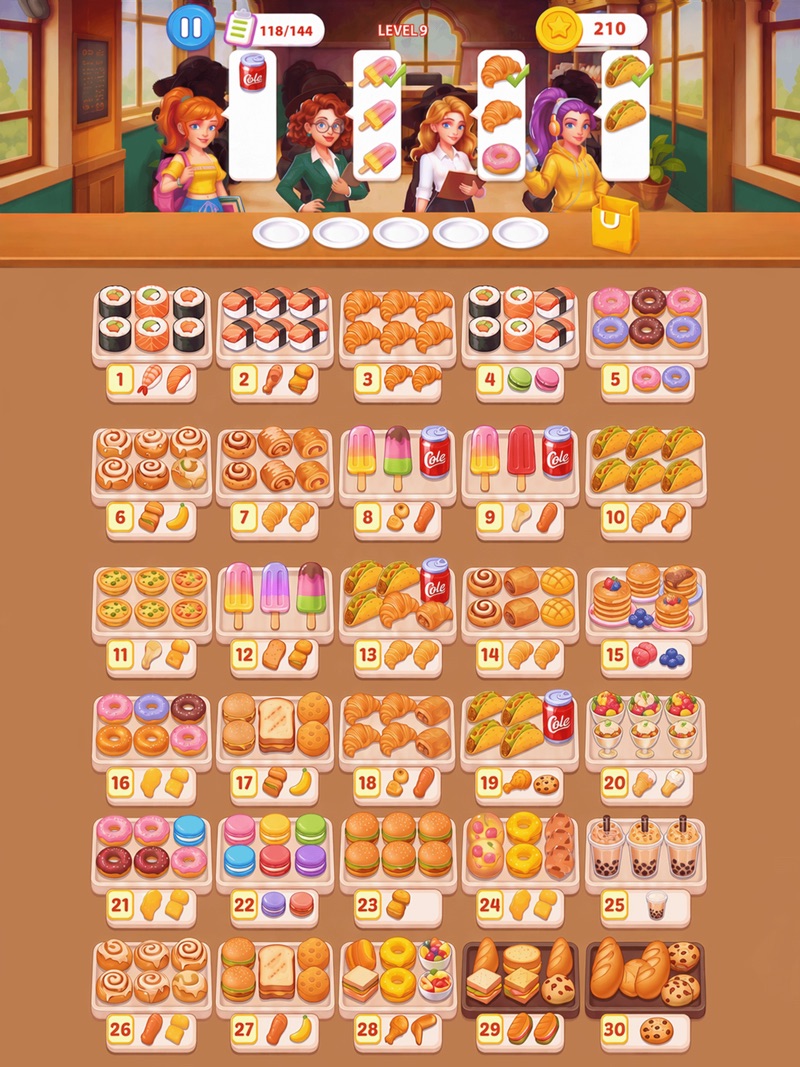 Food Order: Foodie Match Fever official gameplay screenshot 3