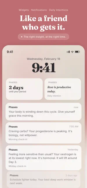 Phases: Cycle Syncing screenshot 4
