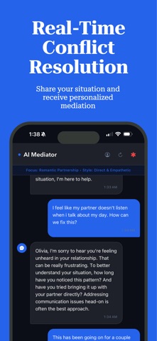 Relationship Ref: AI Mediator iPhone screenshot