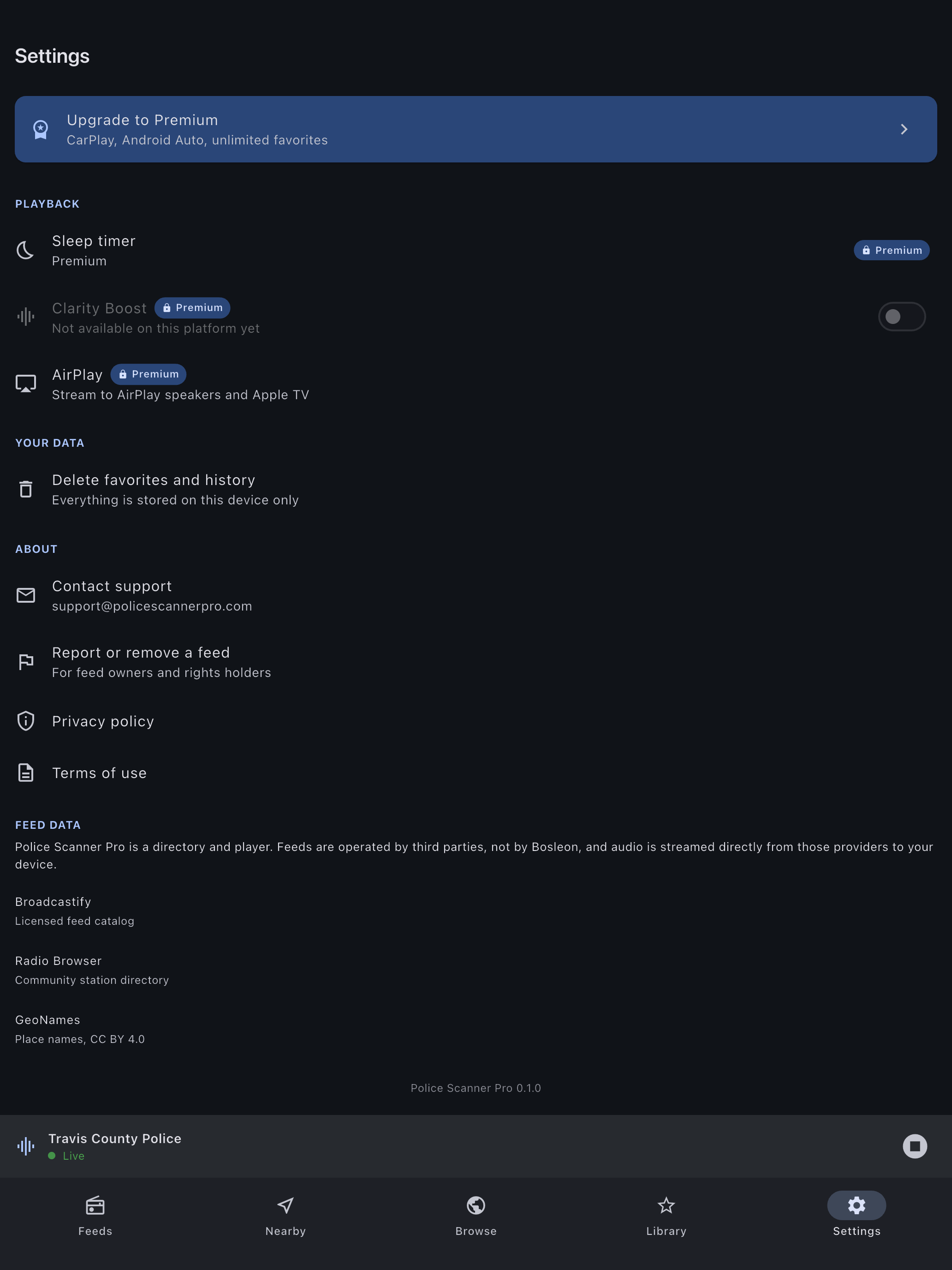 Police Scanner Pro: Live Radio screenshot 13