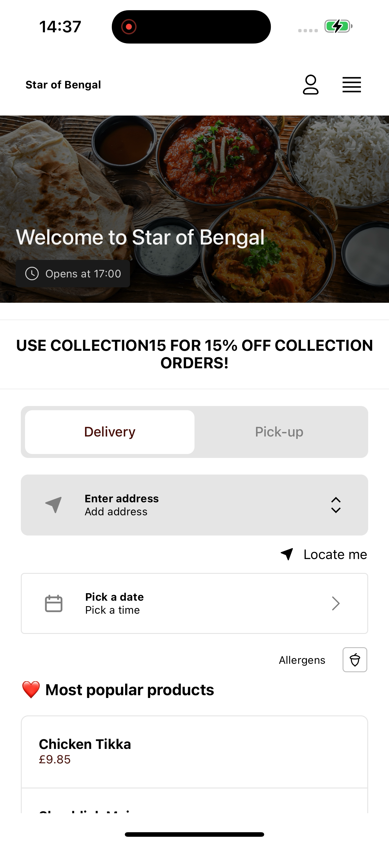 Star Of Bengal UK screenshot 5