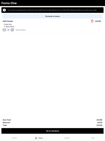 Forno One L7 iPad screenshot