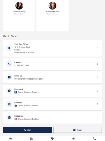 Grand Business Brokers iPad screenshot
