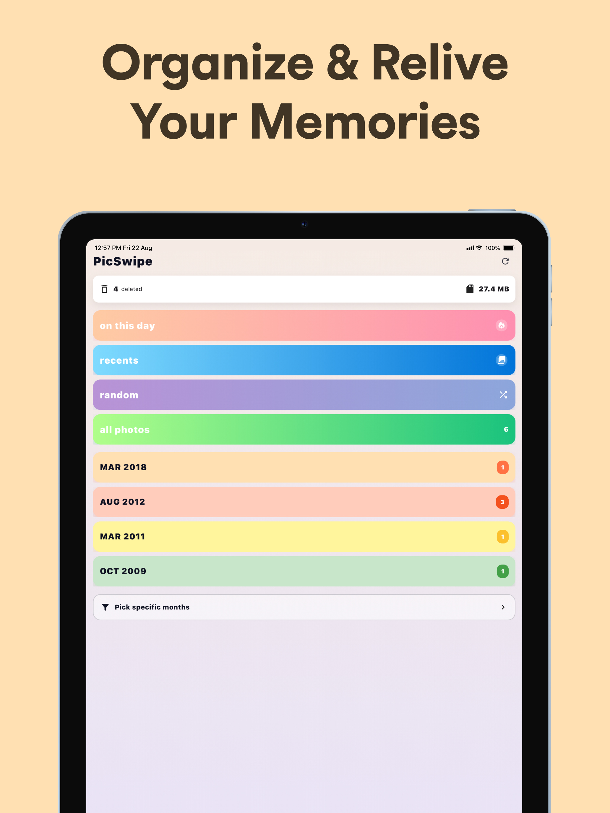 GetPicSwipe: Photo Cleaner screenshot 8