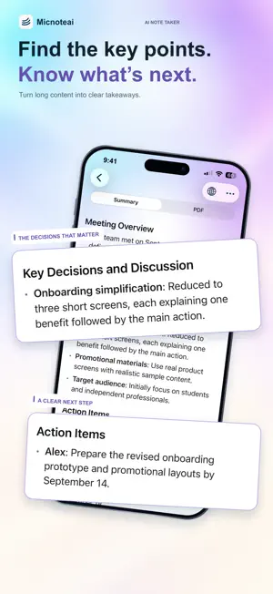 AI Note Taker - Micnoteai screenshot 3