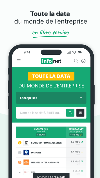 Screenshot #1 pour Infonet
