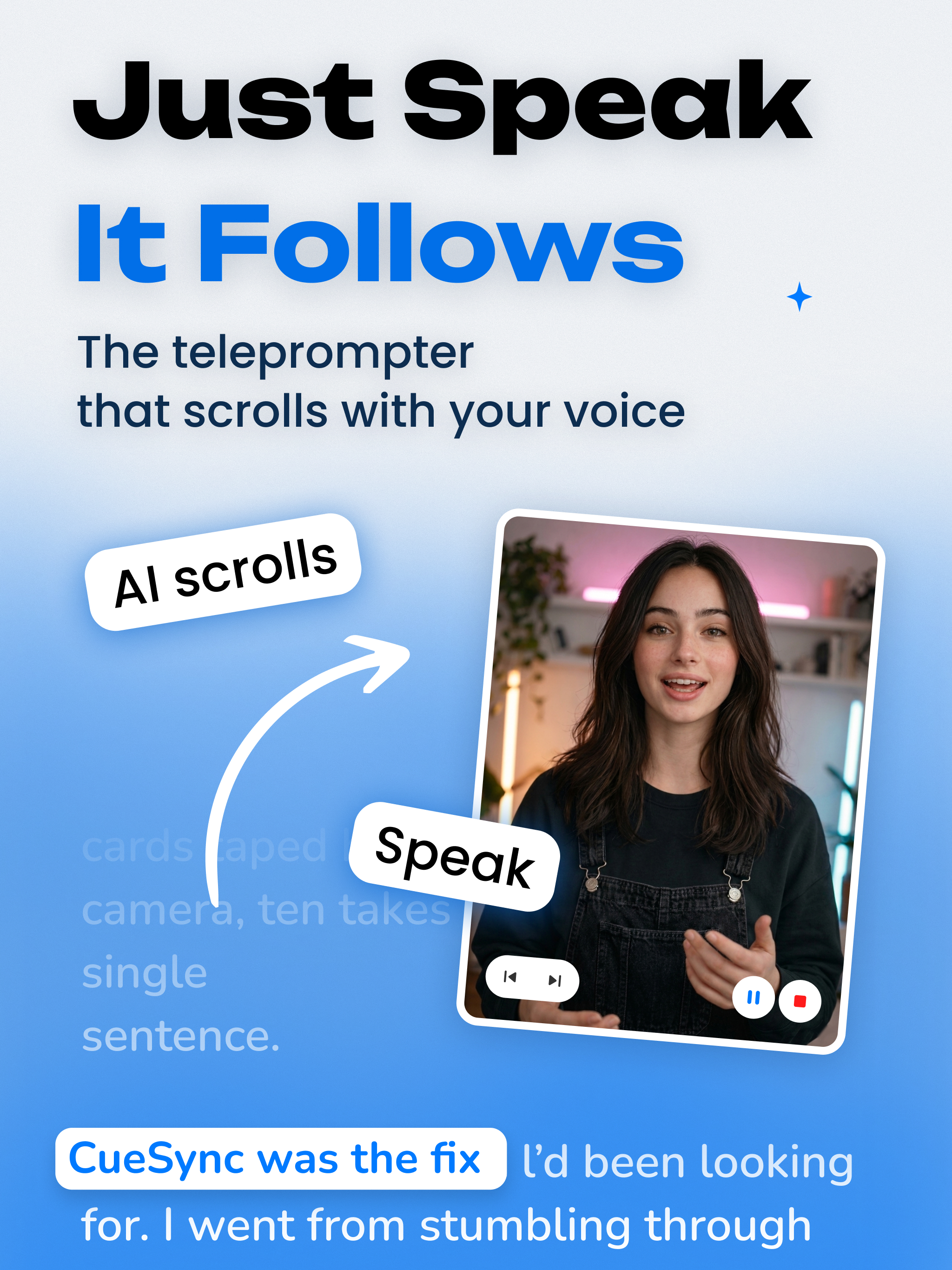 Teleprompter Script – CueSync