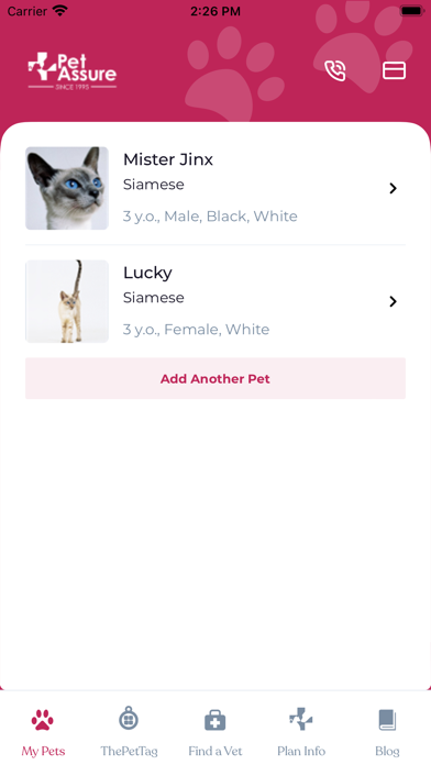 Pet Assure Screenshot