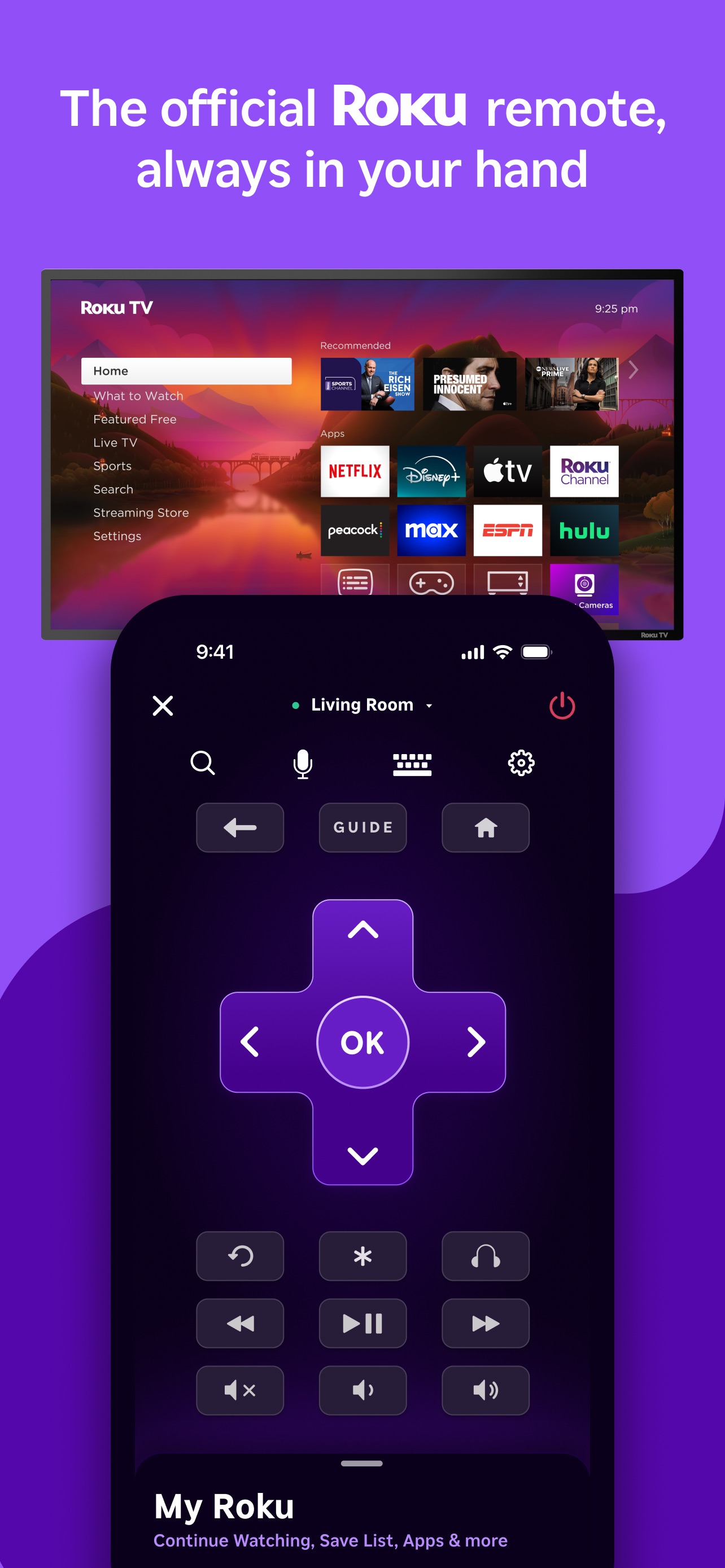 The Roku App (Official) 스크린샷 1