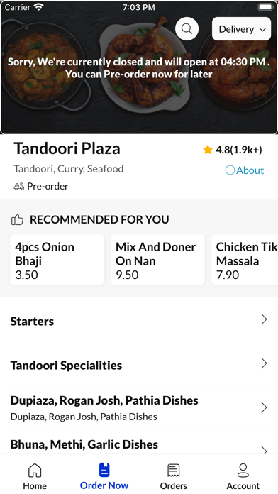Tandoori Plaza Screenshot