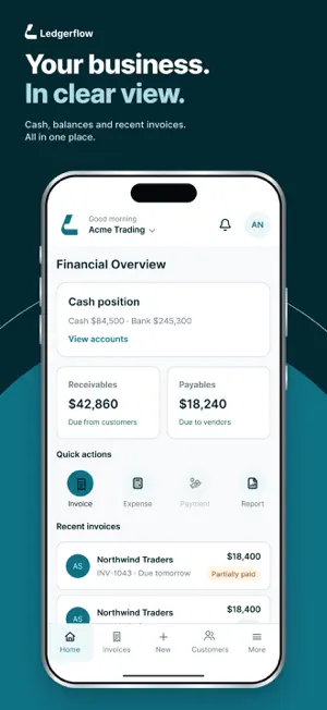 Ledgerflow Invoice Accounting screenshot 1