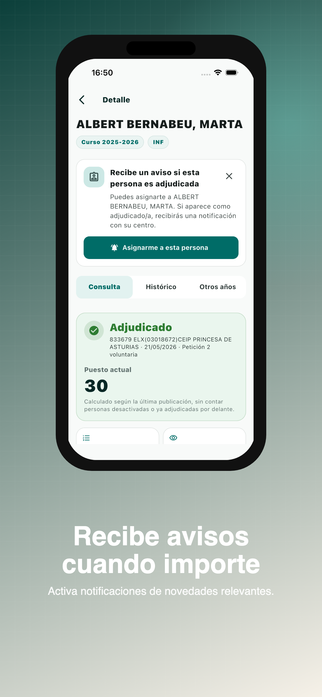 Interinos GVA Bolsa Docente screenshot 5