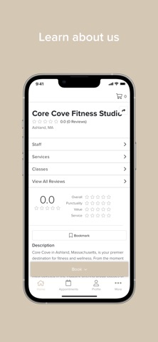 Core Cove Fitness iPhone screenshot