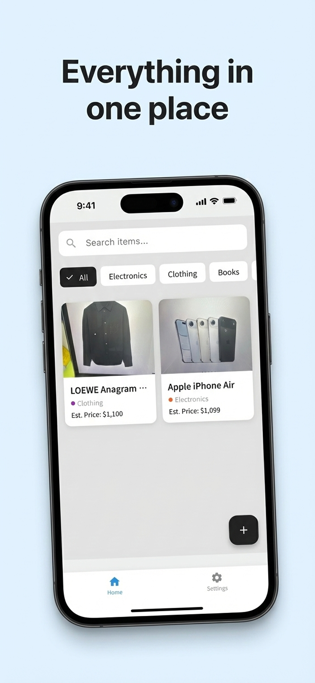 Things AI - Item Manager