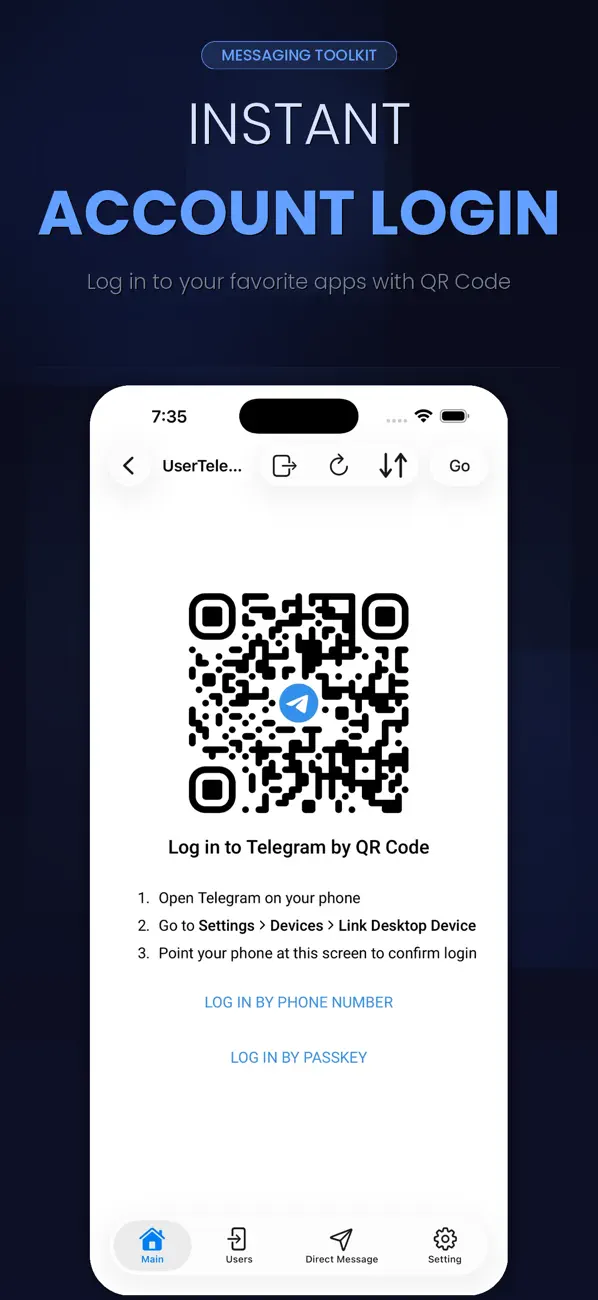 Screenshot #2 pour Dual Messenger: Web Clone