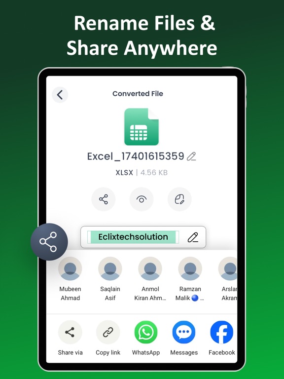 Image to Excel Converter－XLSX iPad screenshot 7 - Productivity app