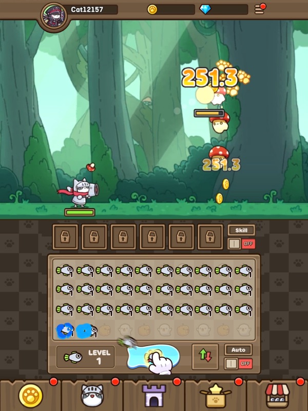 Cat Hero : Idle RPG screenshot 5