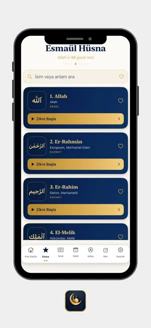 Zikirmatik – Esmaül Hüsna screenshot 2