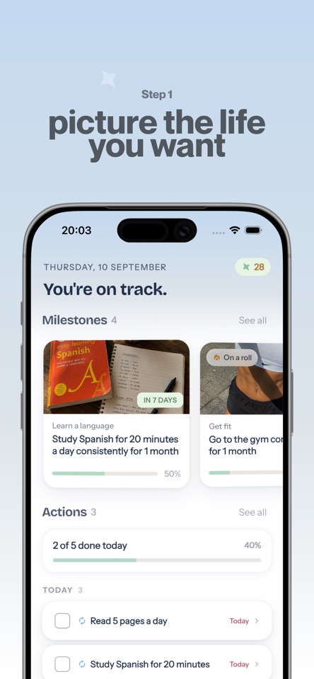Envisioned: Goal Tracker screenshot 2