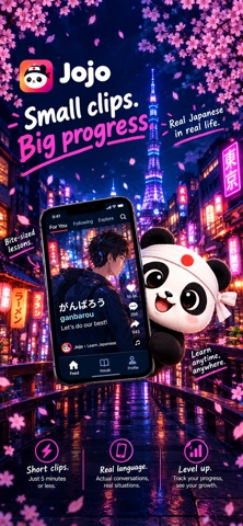 Captura de pantalla 6 de Jojo: Learn Japanese Fast